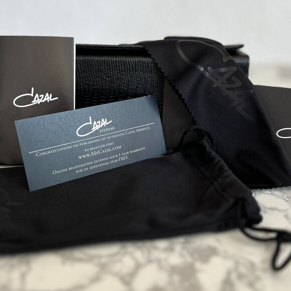 Cazal 644 Sunglasses Legend Color 010 Red Gold Brown Sun Glasses Authentic New - Picture 10 of 10